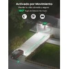 Lightasea LED Spotlight with Motion Sensor Outdoor, 100 W, 10000