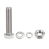 TA-VIGOR 4Pcs M10 x 50mm Hex Head Screws Bolts, Nuts,