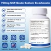 Baking Soda Capsules – 700mg Sodium Bicarbonate Supplement | Natural