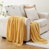 BATTILO HOME - Manta de punto suave, ligera, con textura