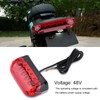 48V Electric Bicycle Bike Brake LED Light Rear Tail Warning