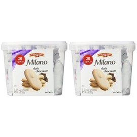 Pepperidge Farm Milano Double Chocolate Cookies, 2Pack of 15 Ounce