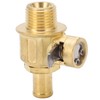 F110N Engine Oil Drain Valve with LC‑10 Lever Clip 3/8‑18