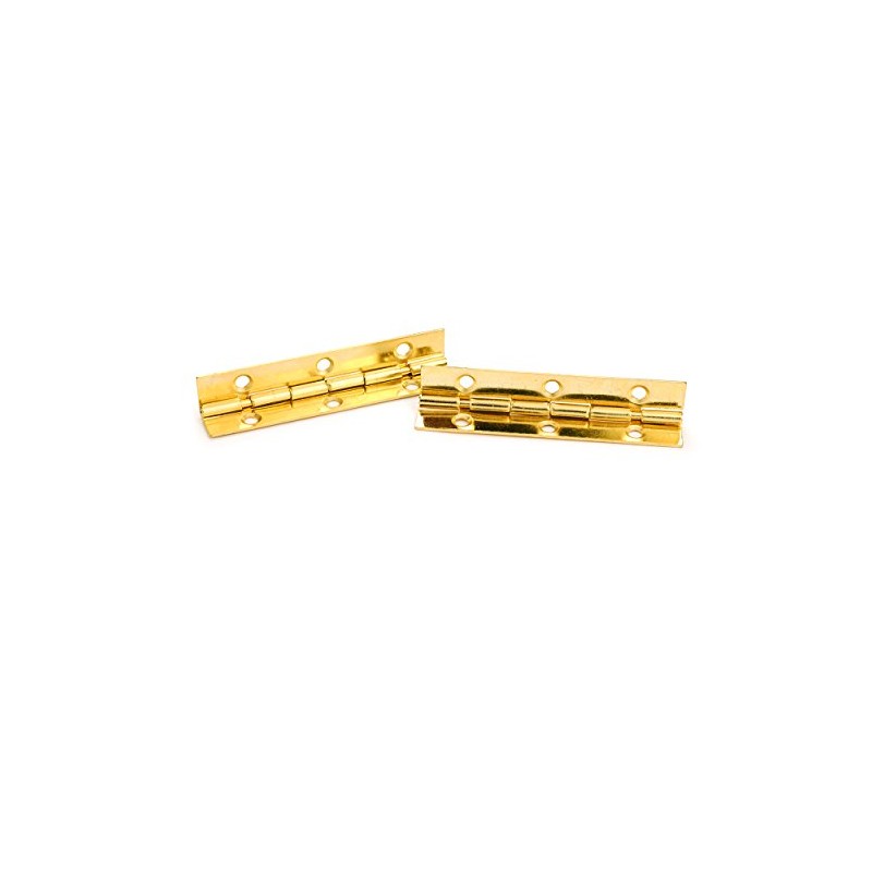 Highpoint 105 Degree Stop Hinge Brass Plated 2" Pair