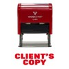 clientes Copia SELF-INKING Oficina Sellos de Goma, Sello de hule,
