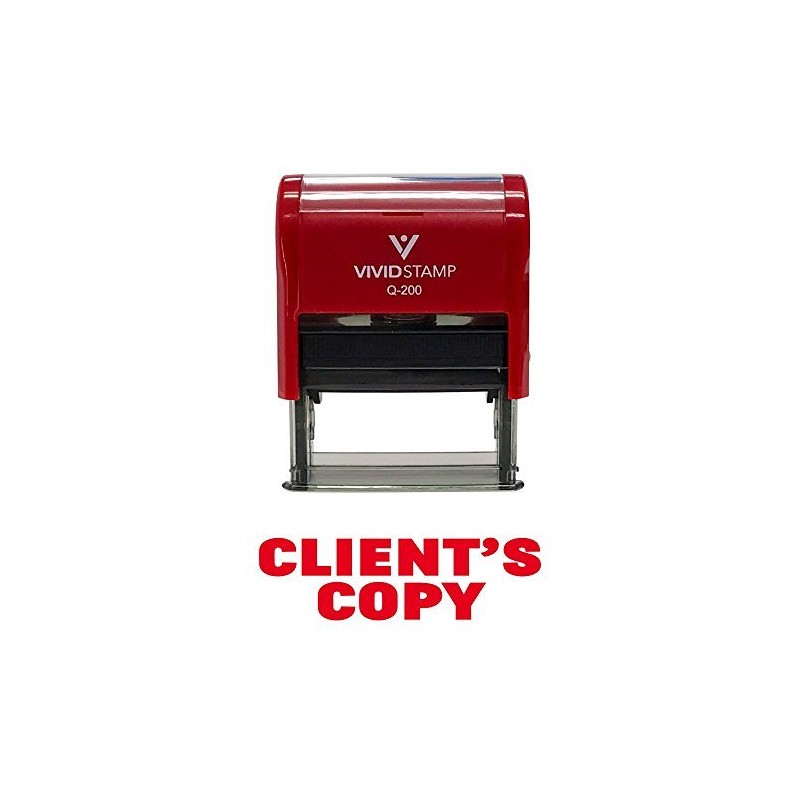 clientes Copia SELF-INKING Oficina Sellos de Goma, Sello de hule,