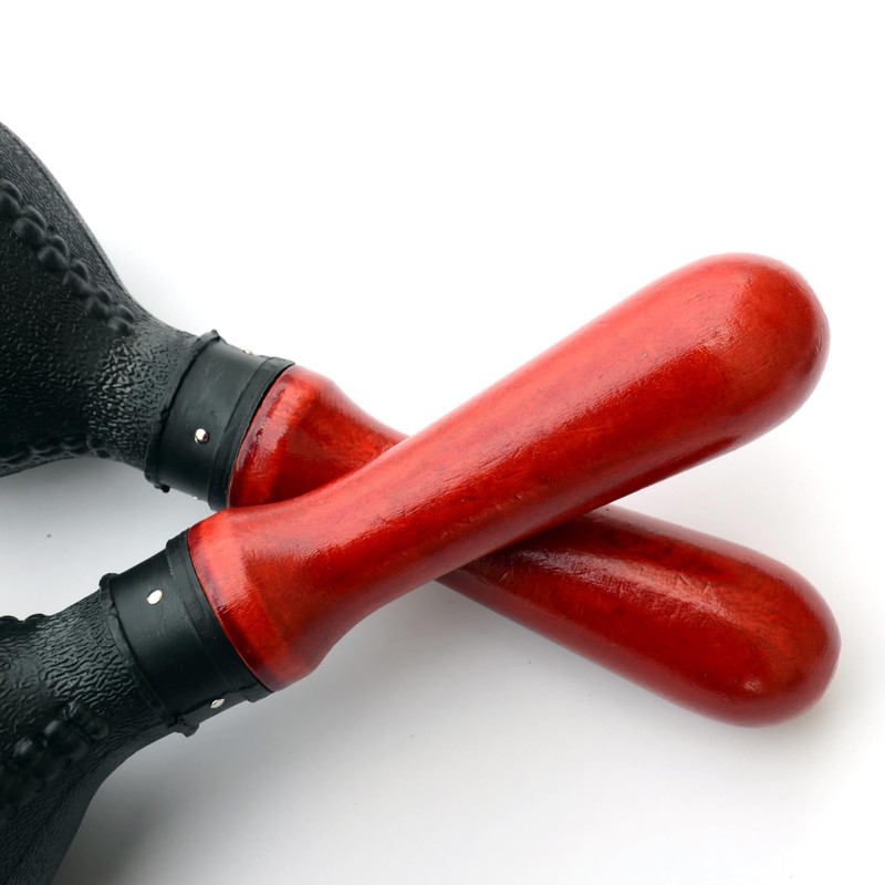 2 Pack, Percussion Maracas Pair with ABS Plastic Shells and