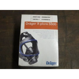 Drager X-plore 5500 Full Face Masks, New open box/light handling wear