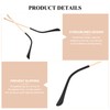 LALAFINA Eyeglass Arms Legs Replacement Metal Glasses Replacement Temple Screw