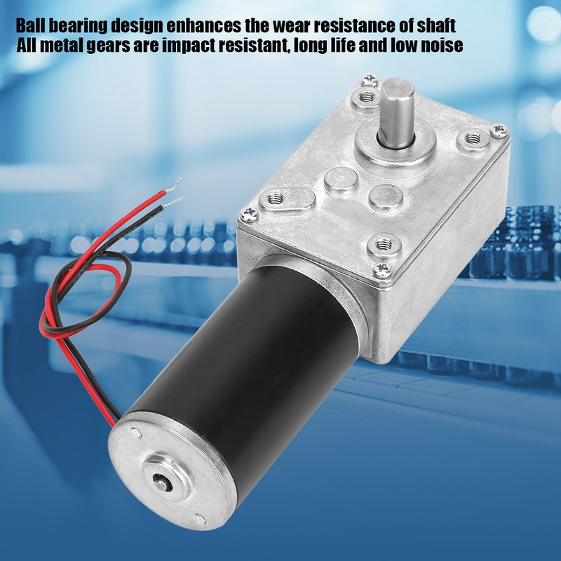 Speed Reduce Electric Gearbox Motor Reversible Worm Gear Motor 8mm