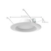 Satco S29313 LED Recessed Downlight Retrofit, 9.8 Watts, 5-6 Inches,
