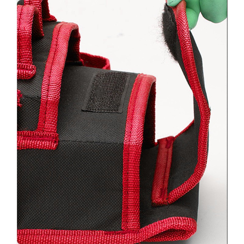 Tool Belt, Small Tool Pouch with Belt Clip, Collapsible Tool