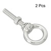 sourcing map M5 3/16"x1.18" Stainless Steel Eye Bolts Threaded Screw