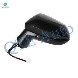 PM Auto Left Driver Side Mirror, Power Non-Heated Paintable Manual Folding View Mirror Replacement For 2020-2024 Toyota Corolla