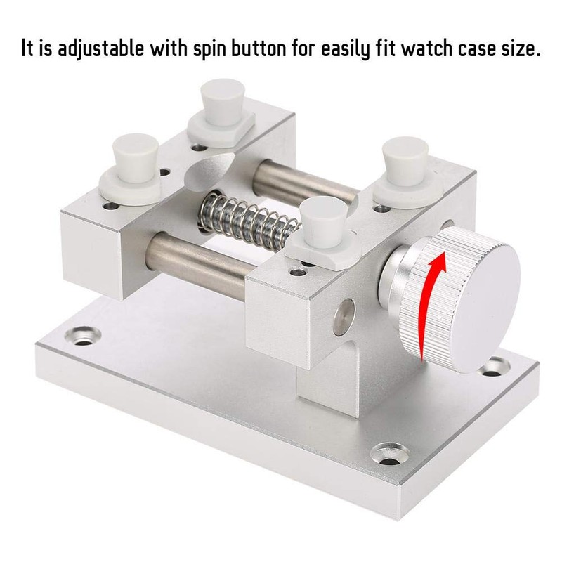 YUYTE Watch Strap Removal Device, Metal Adjustable Watch Case Holder