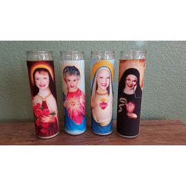 White Rose of Golden Girls Saint Candle-Prayer Candle Golden Girls, Betty White