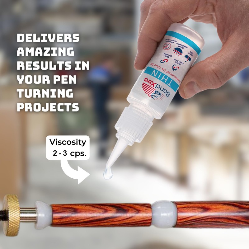 BondXtra Thin Viscosity 8 oz. Premium CA Glue for Woodworking