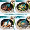 Herogo 8 Pcs Non-Stick Silicone Kitchen Utensils Set, Heat-Resistant Food-Grade
