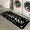 Farmhouse Laundry Room Rug 20"x47" Non Slip Floor Mat Runner