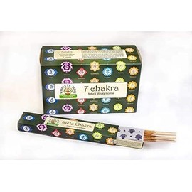 Namaste India 7 Chakra Agarbatti Perfume Incense Sticks 12 Boxes 15 GM Each Incense Sticks 180g