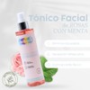 Vemare Cosmetics Tónico Facial Rosas Con Menta Para Piel Grasa