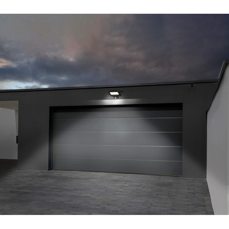 4lite Motion Sensor Floodlight (Black) 1150lm IP65 Rated Compact LED
