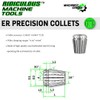 6.5MM ER 11 High Precision Spring Collets Metric (0.0003) T.I.R.