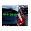 TheStickySide Why So Serious Sticker Decal - Joker Hahaha Lime