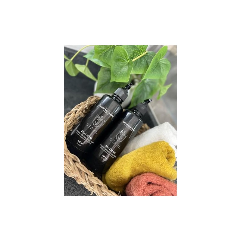Kit Jabón Líquido Para Manos y Crema Corporal Stahl, 355ml,