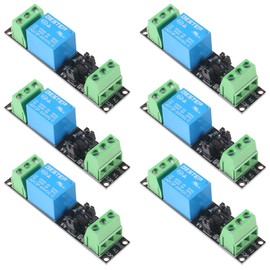 ACEIRMC 6pcs 3v 1 Channel Relay Board for Raspberry Pi Arduino Relay Module 1 Channel Opto-Isolate High Level Trigger for IOT ESP8266 Microcontrollers Development Board