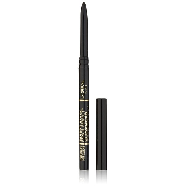 L'Oreal Paris Pencil Perfect Self-Advancing Eyeliner, Carbon Black, 0.01 fl. oz.