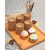qiqee Natural 500pcs Cupcake Liners Muffin Linner No Smell, Food