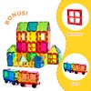 cossy 120Pcs Magnetic Tiles Magnetic 3D Building Blocks Set Educational