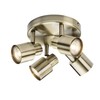 Quad GU10 Spotlight in Antique Brass