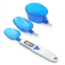 Digital Kitchen Food Scale,LCD Display Kitchen Spoon Scale 500g/0.1g Electronic Food Scale with 3 Detachable Measuring Spoons