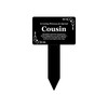 Origin Cousin Memorial Stake - Engraved with Poem (Gold/Silver/Copper or