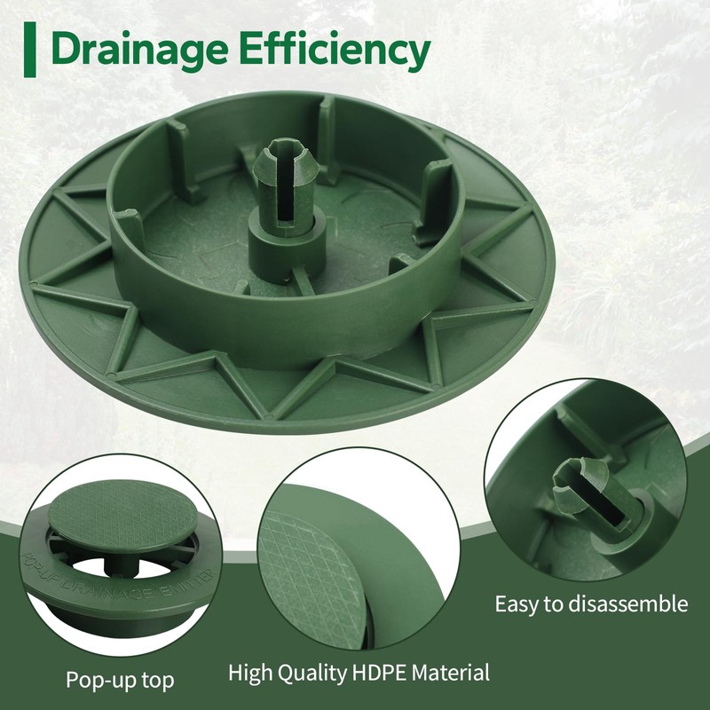 Pop Up Emitter for 4-in Sewer and Drain Pipe, Replacement