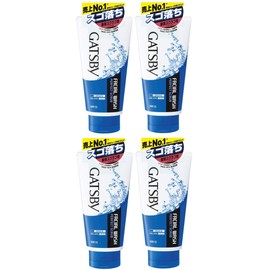 Gatsby Facial Wash, Perfect Scrub, 4.6 oz (130 g) x 4 Packs