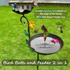 Aifeorzo Free Standing Bird Baths for Outdoors, 58" H Decorative