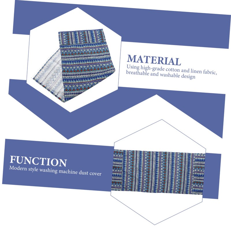 STOBOK Cotton Dust Cover for Washing Machine Fridge Dryer Machine