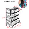 Candy Display Rack Countertop, 5 Tier Snack Organizer for Stores,