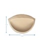 Sodacoda 2 Pairs Foam Inserts Bra Inserts, beige