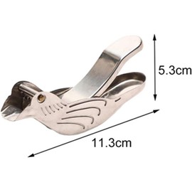 1pc Silver Manual Lemon Juicer Stainless Steel Lemon Squeezer,Creative Bird Shape Lemon Juicer Portable Hand Fruit Press for Citrus Orange Lime Pomegranate Kitchenware,Fruit and Vegetable Tools