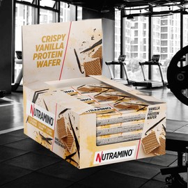 Nutramino Nutra-Go Low Sugar Protein Wafer, Vanilla, 12 x 39 g