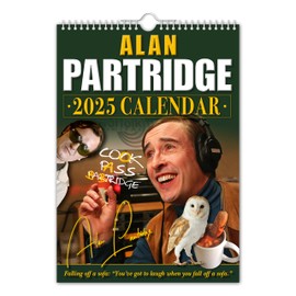 The Calendar King // Alan Partridge - A4 Size 2025 Wall Calendar