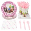 Kitten Party Supplies, Includes Plates, Napkins, Cups, and Cutlery (Serves