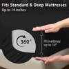 Pamnest Full Comforter Set with Sheets, 7 Pieces Vintage Music