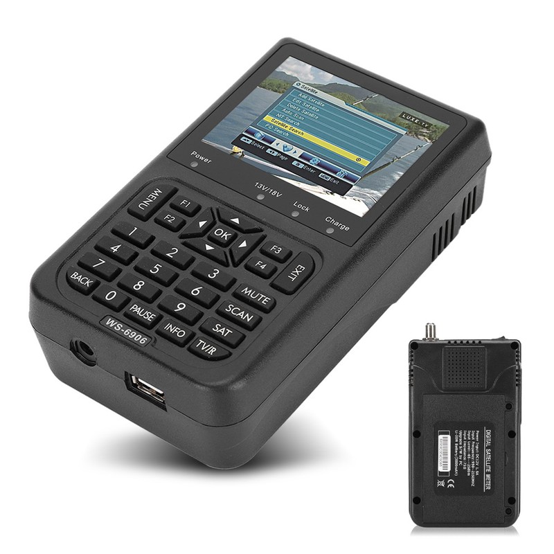 SatLink WS‑6906 Digital Satellite Antenna Search Device Signal Finder 3.5