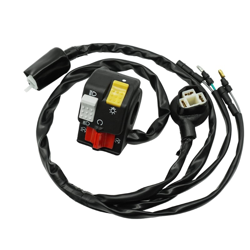 M MATI Handlebar Control Switch Kill Stop Headlight Button for