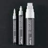 SIGEL BA181 Chalk Marker White Chisel Tip 1-5 mm Wipe
